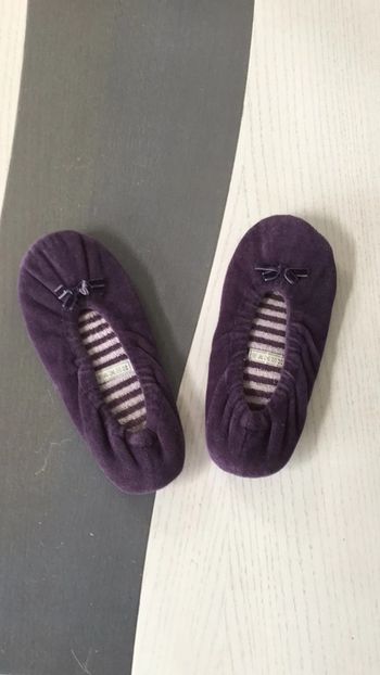 Chaussons ballerine violet T 32/33