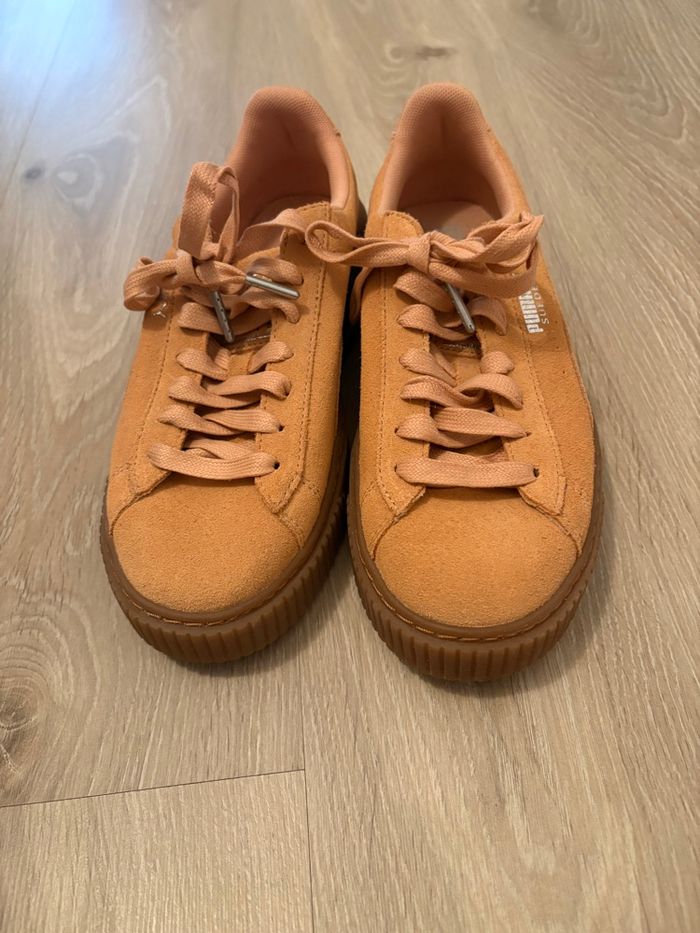 Baskets puma rose corail - photo numéro 3