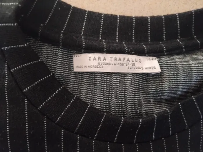 T-shirt zara à rayures - photo numéro 4