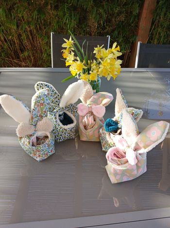 Panières lapinou avec lingettes 