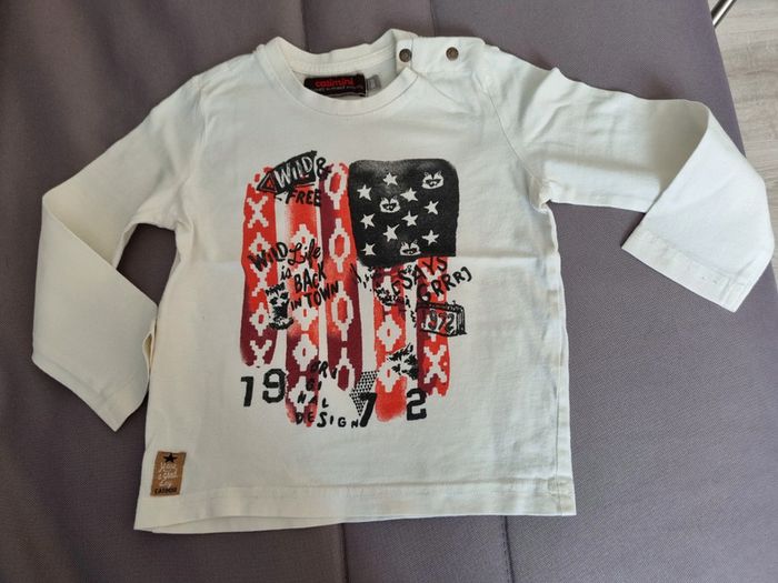 T-shirt manche longue catimini 2 ans