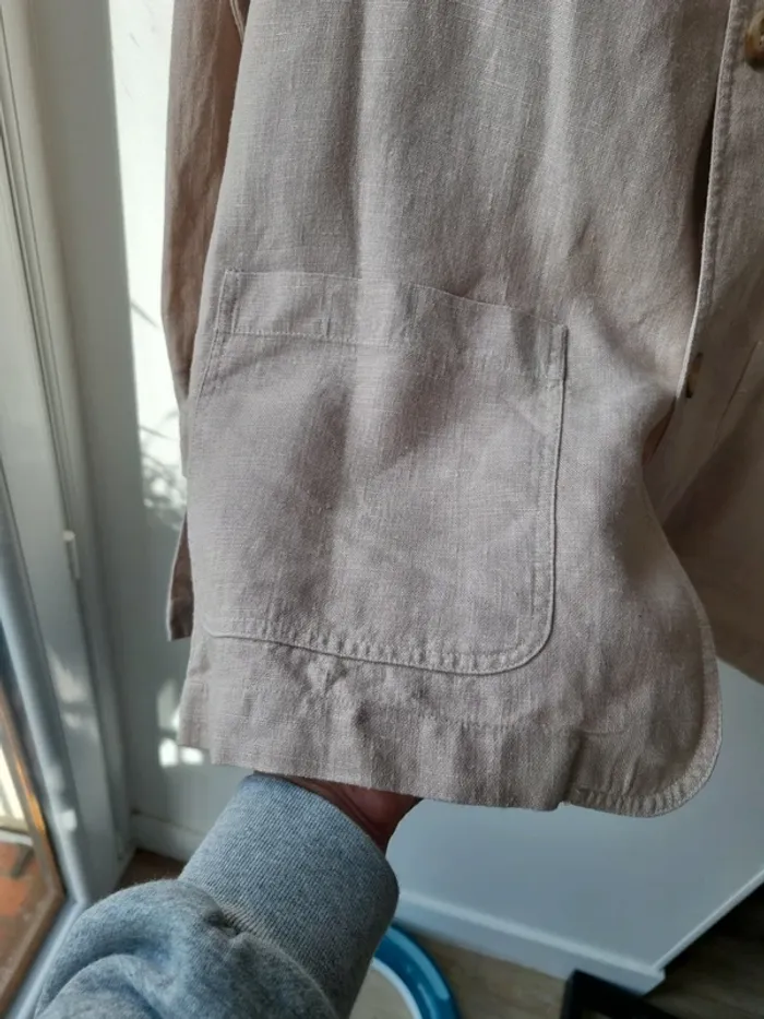 ensemble veste chemise et pantalon lin daniel hechter - photo numéro 3