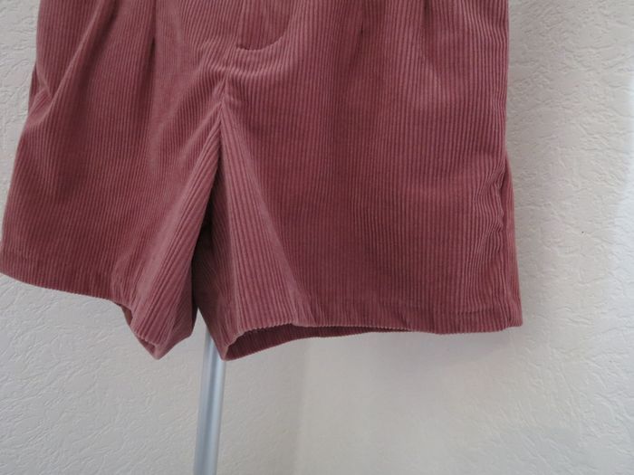 short velours côtelé rose 🌸 artlove paris – t40 - photo numéro 3