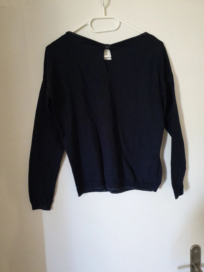 Pull bleu marine - photo numéro 2