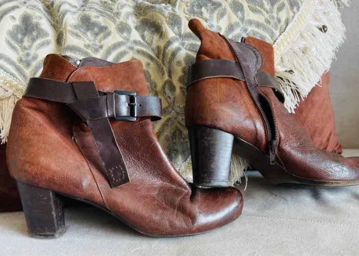 Botine Zinda en cuir taille 40 - photo numéro 3