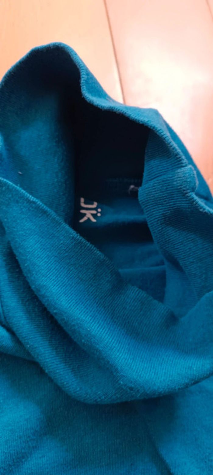 Pull col roulé manches longues bleu Okaïdi 8 ans - photo numéro 5