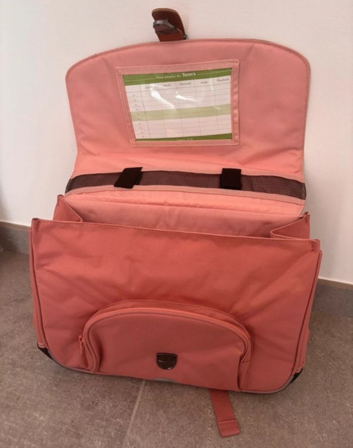 Cartable Tann's modèle Eva rose 35cm neuf - photo numéro 3