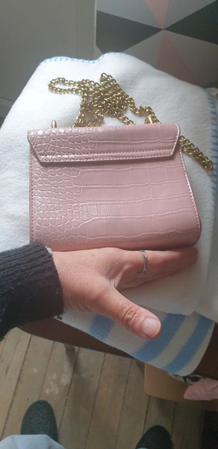 Sac rose et or - photo numéro 3