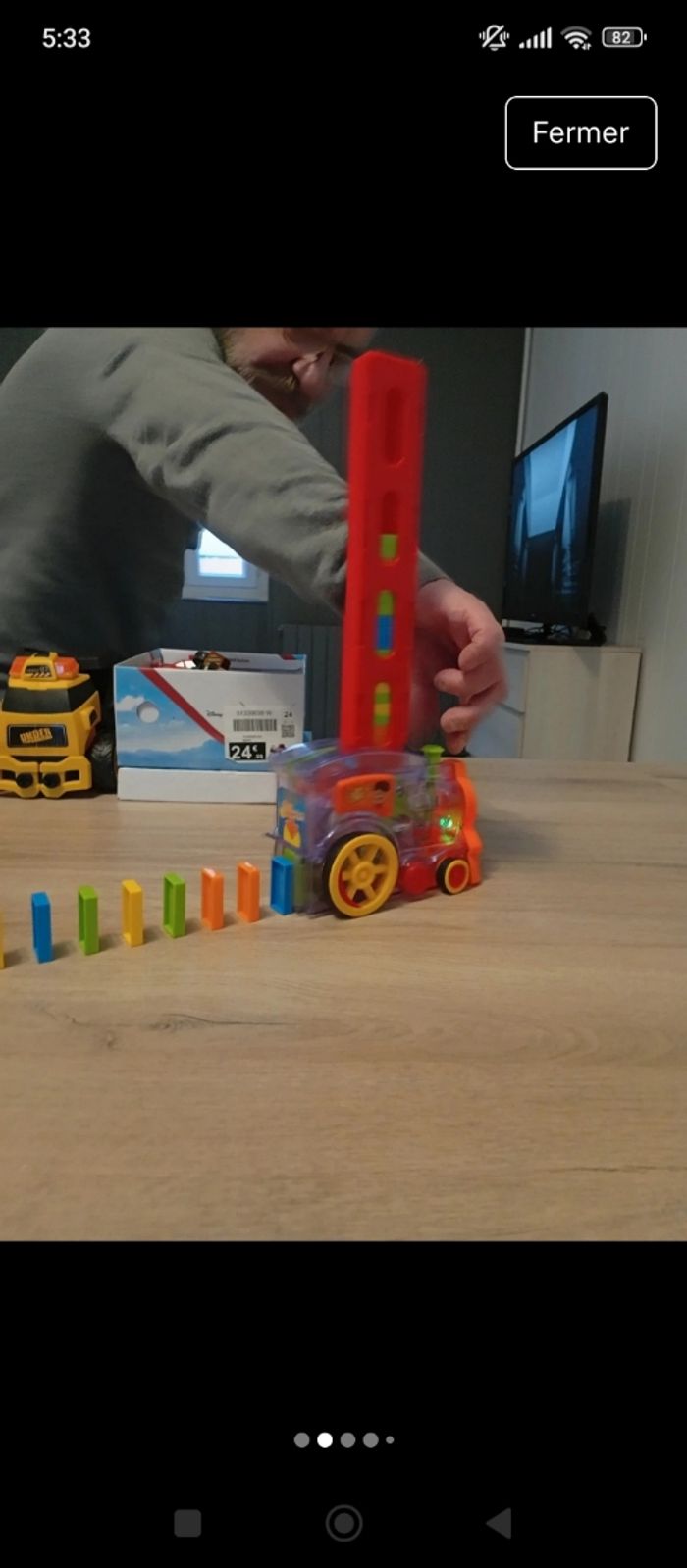 Electric domino train - photo numéro 2