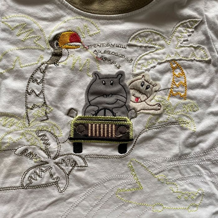 Lot de 2 t-shirt motifs animaux - photo numéro 7