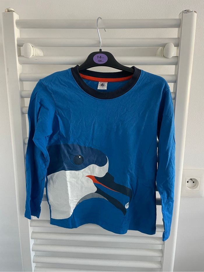 Teeshirt manche longue - petit bateau 8 ans neuf