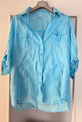 Chemise en lin Camaïeu