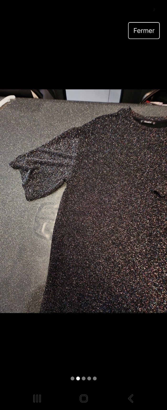 Robe T shirt à paillettes - photo numéro 2