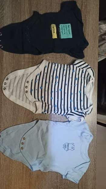 Bodys garçon 1 mois