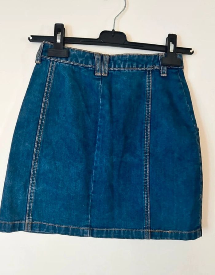 Jupe en jean, bleue, Stradivarius - photo numéro 5