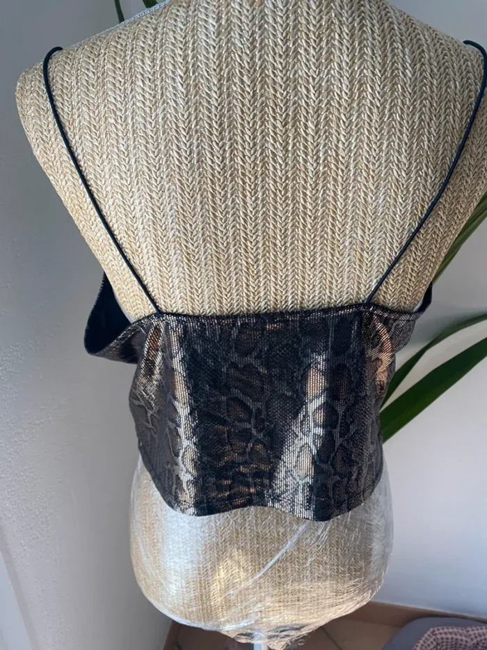 Crop top L zara court femme L - photo numéro 3