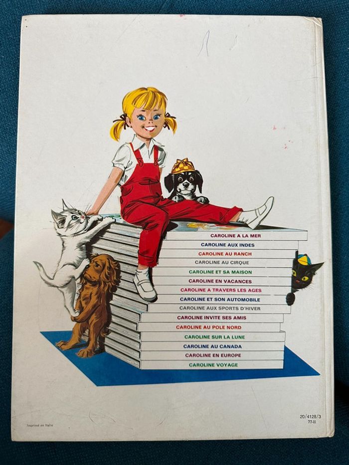 Livre Caroline en Vacances colonie TBE Grands Albums Hachette Pierre Probst - photo numéro 3