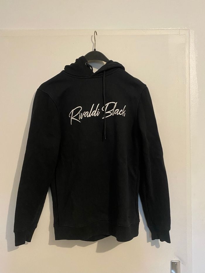 Sweat a capuche noir rivaldi black