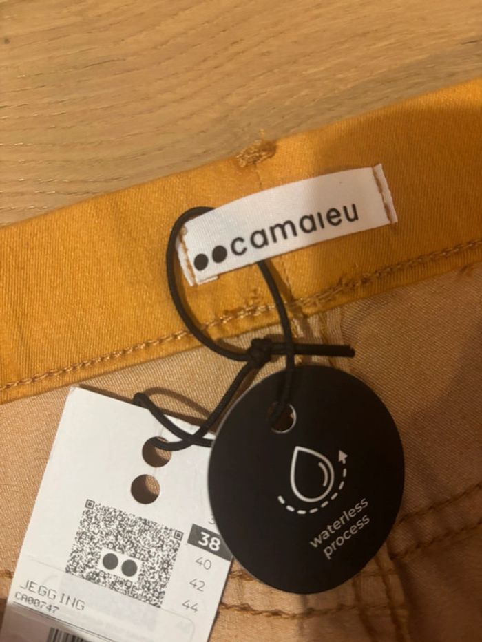 Neuf - Jegging Camieu moutarde 38 - photo numéro 2