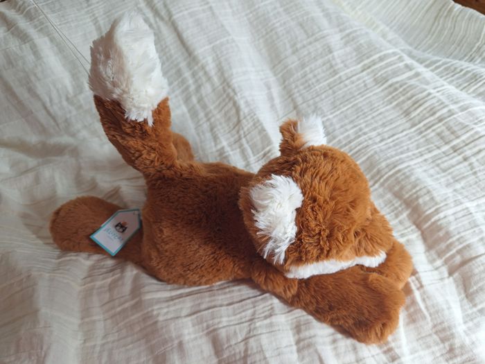 Peluche rare jellycat renard roux smudge fox taille moyen medium - photo numéro 6