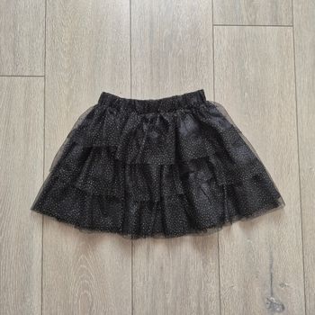 Jupe en tule et pailleté or. Fille 6 ans. Marque In Extenso 
