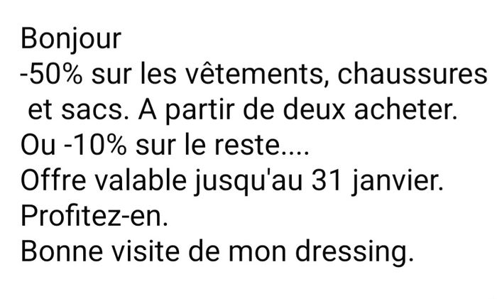 - 50%dressing vêtements..... - photo numéro 2
