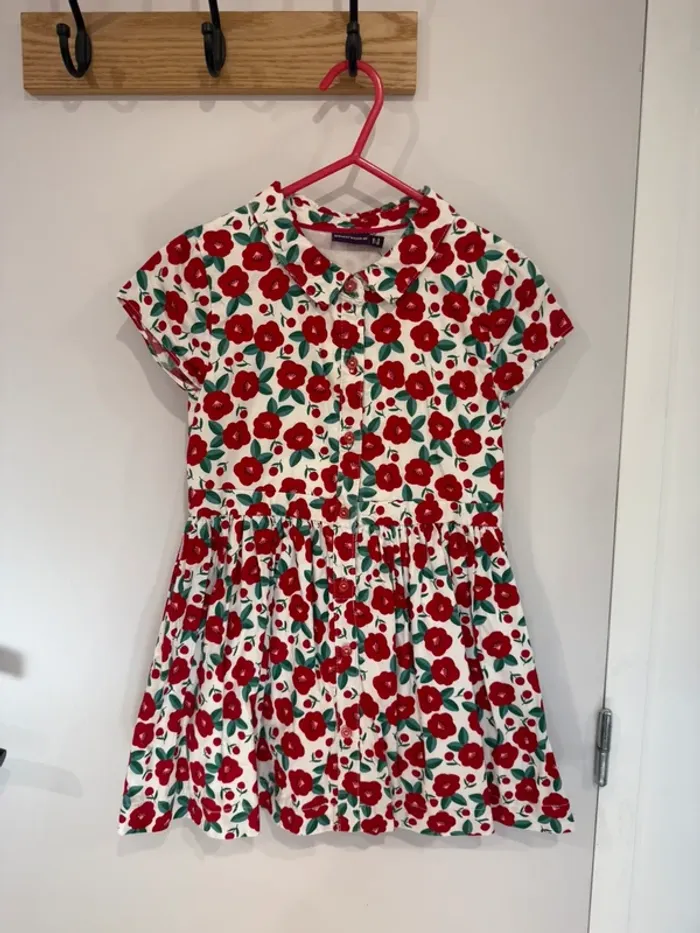 Magnifique robe coquelicot Sergent major 5 ans