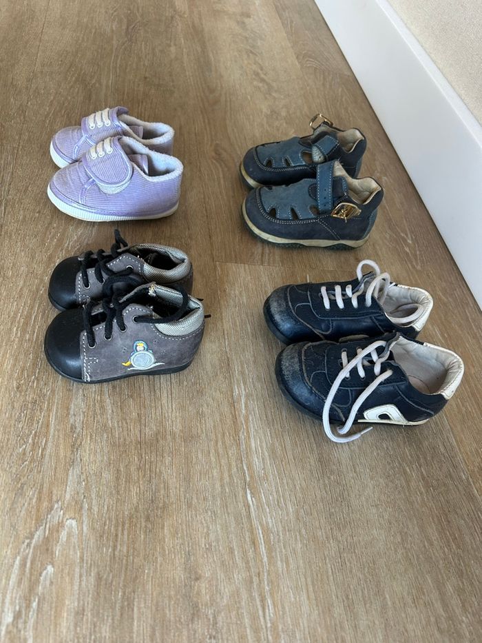 Lot chaussures bébé garçon – pointures 16 à 20 – été & marche - photo numéro 4