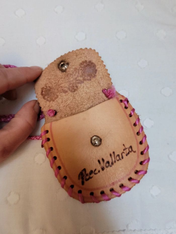 💓 Porte monnaie mignon en cuir du Mexique - photo numéro 5
