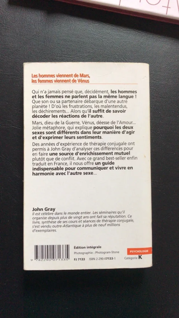 Les hommes viennent de Mars et les femmes de Vénus - photo numéro 2