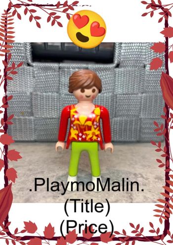 Personnage figurine femme playmobil