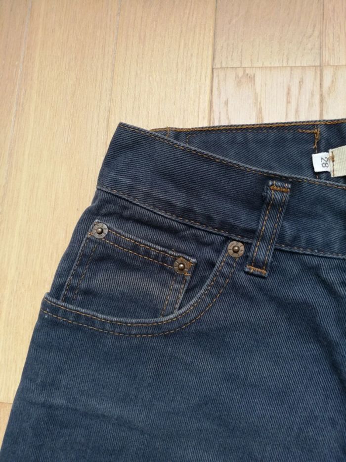 Pantalon mom jeans sisley basic denim bleu brut taille 36 femme - photo numéro 11