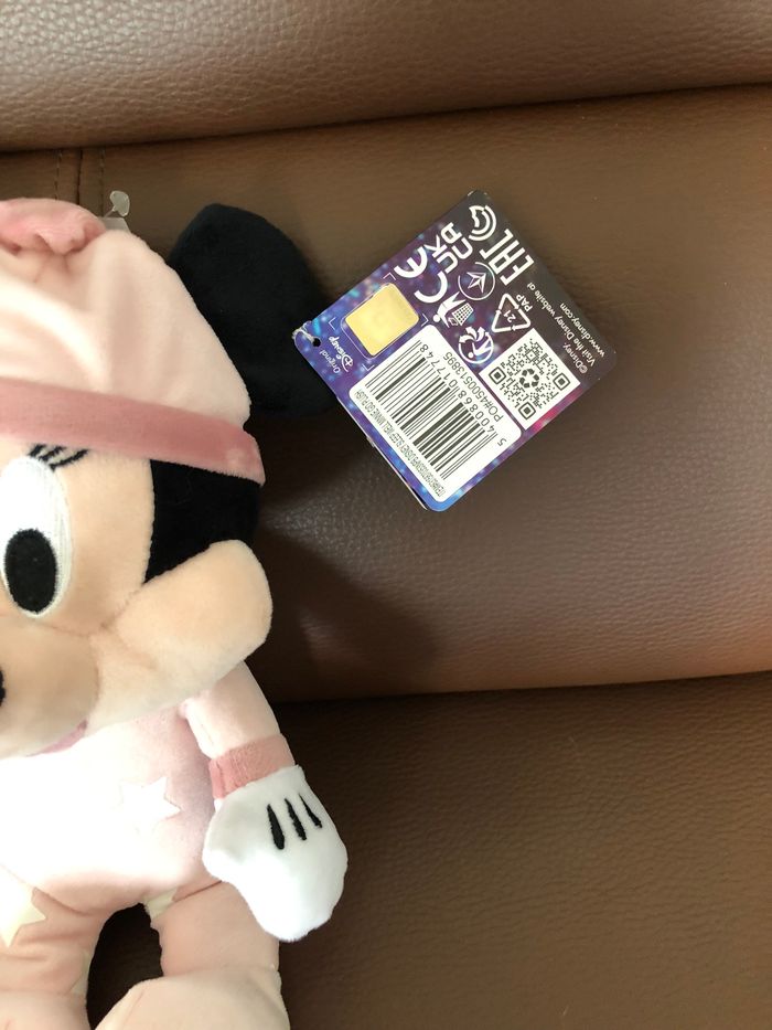 peluche minnie disney qui brille dans la nuit 25 cm - photo numéro 2