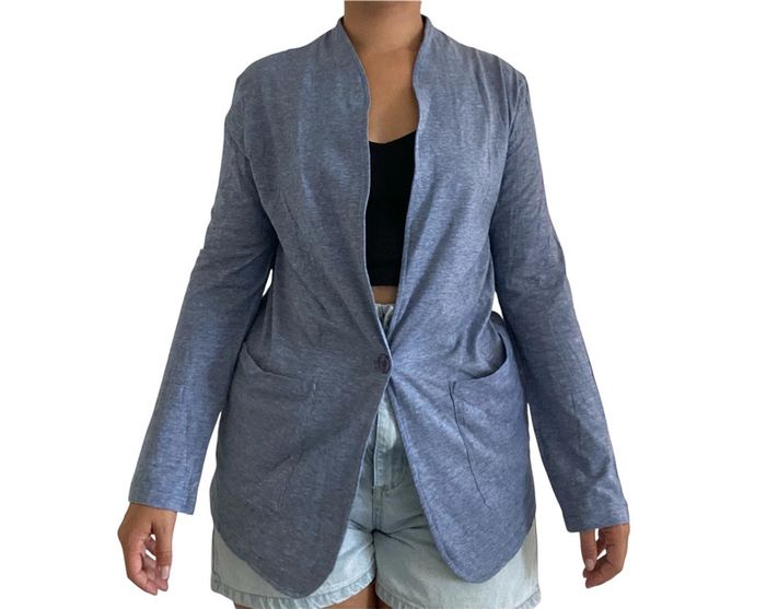 Blazer léger bleu American Vintage