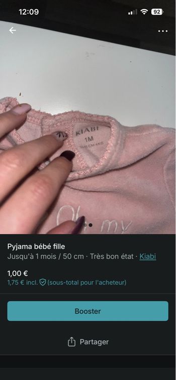 Pyjama bébé fille