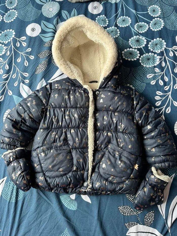 Doudoune avec gants