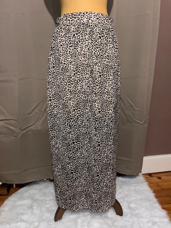 Jupe longue leopard taille M in extenso