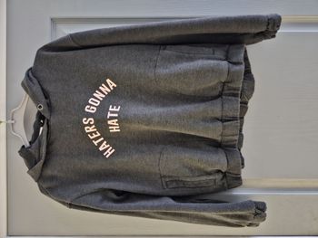 Sweat à capuche ado femme moderne - Noir gris - S / 36 - Jennyfer