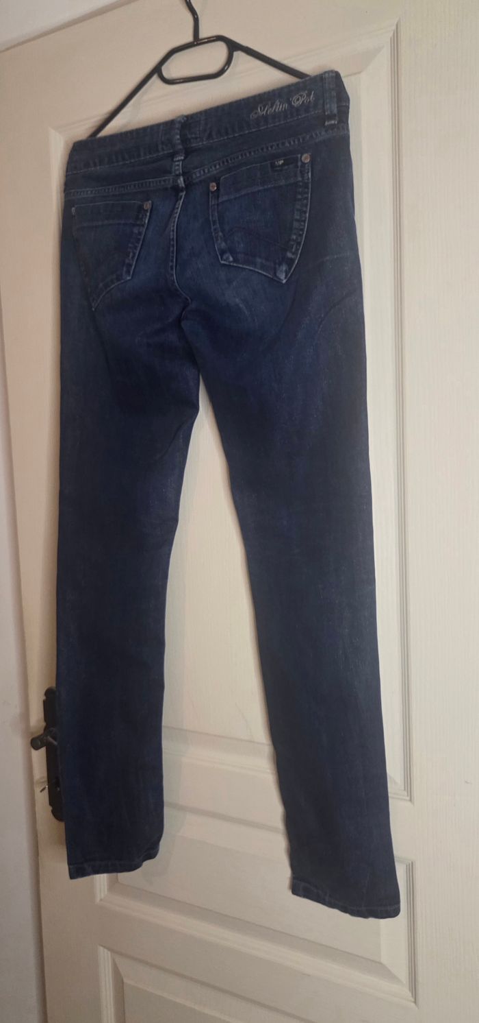 MELTIN'POT MIKA/A W27 L32 – JEAN BLEU FILS ARGENT – MODÈLE RARE - photo numéro 5