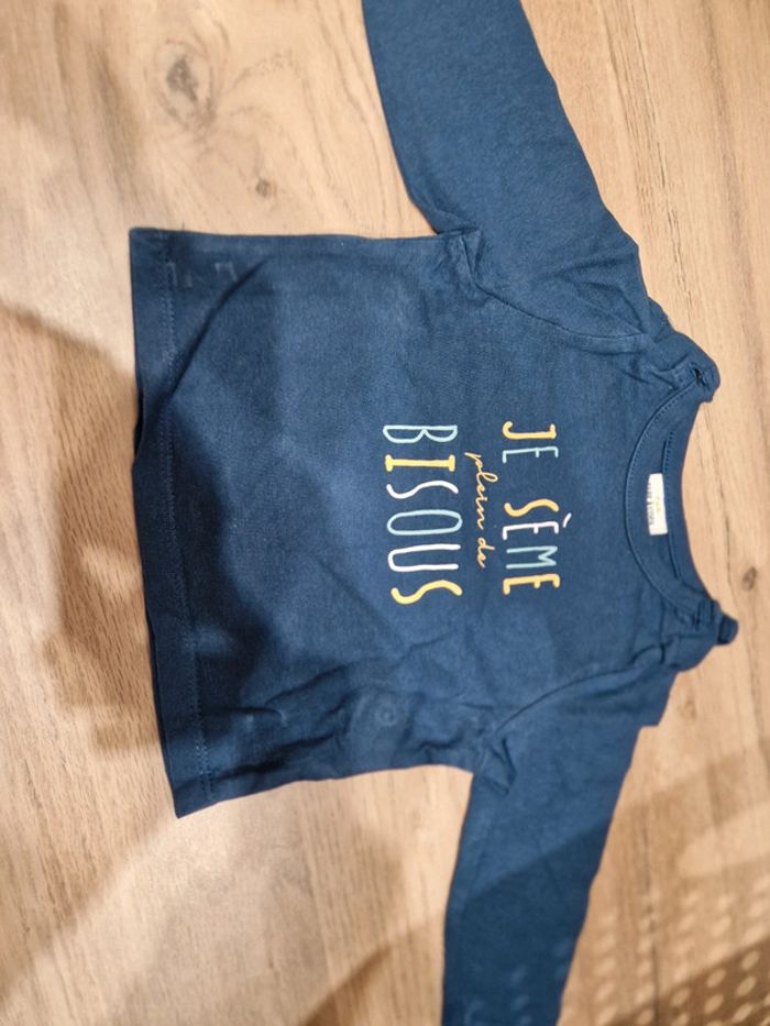 Lot de 3 haut manches longues 3 mois - photo numéro 7