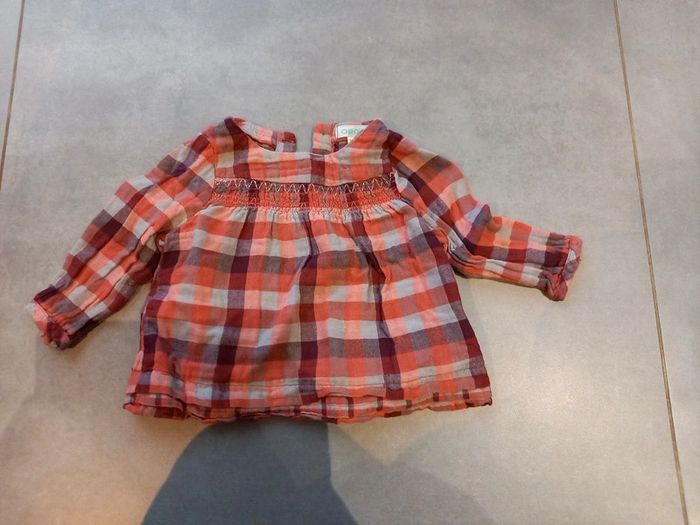 Blouse / tunique à carreaux