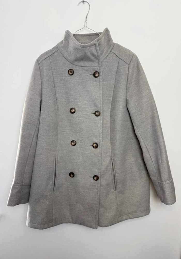 Manteau caban Kiabi gris femme taille 44 parfait état