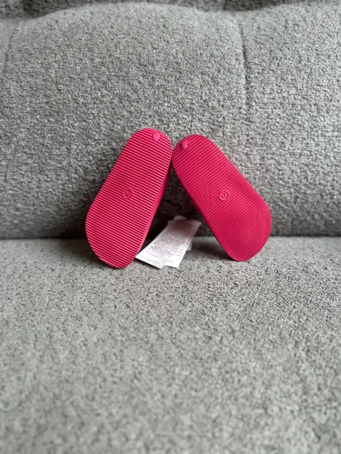 Sandales / claquettes / mules rose style Birkenstock Kiabi neuf - photo numéro 3