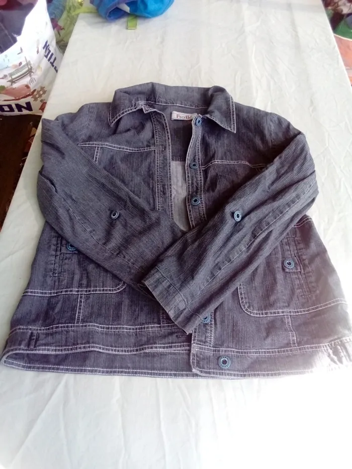 Veste en jean taille 42 - photo numéro 7