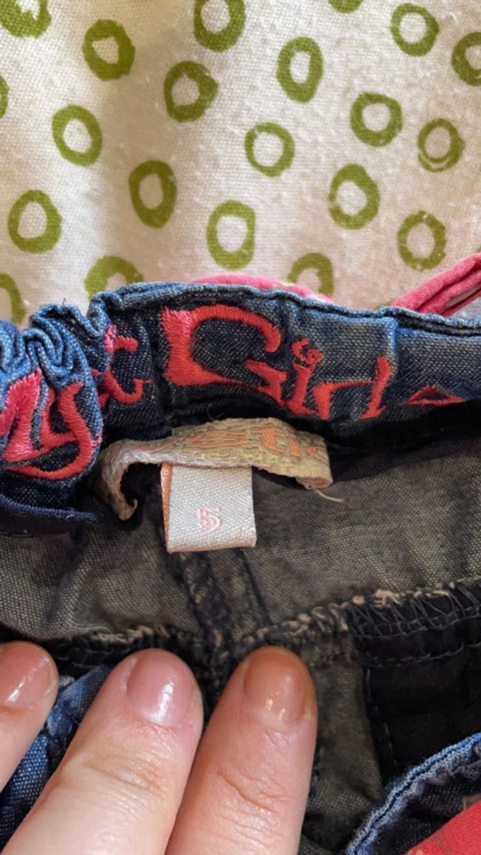 Pantalon fin effet jean - photo numéro 2