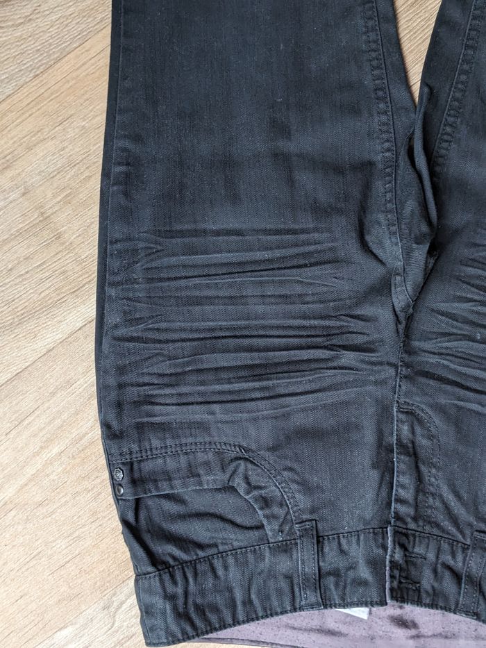 Pantalon noir effet jean camaieu 24/36 - photo numéro 3