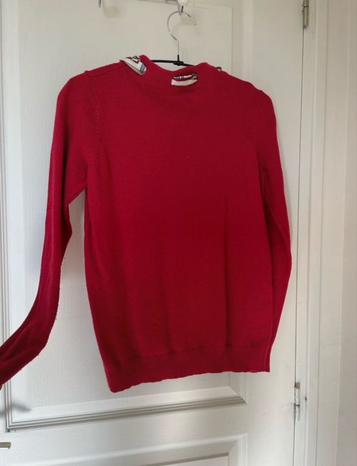 Pull rouge - photo numéro 2