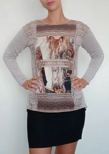 Blouse argentée casualchic Promod taille 38