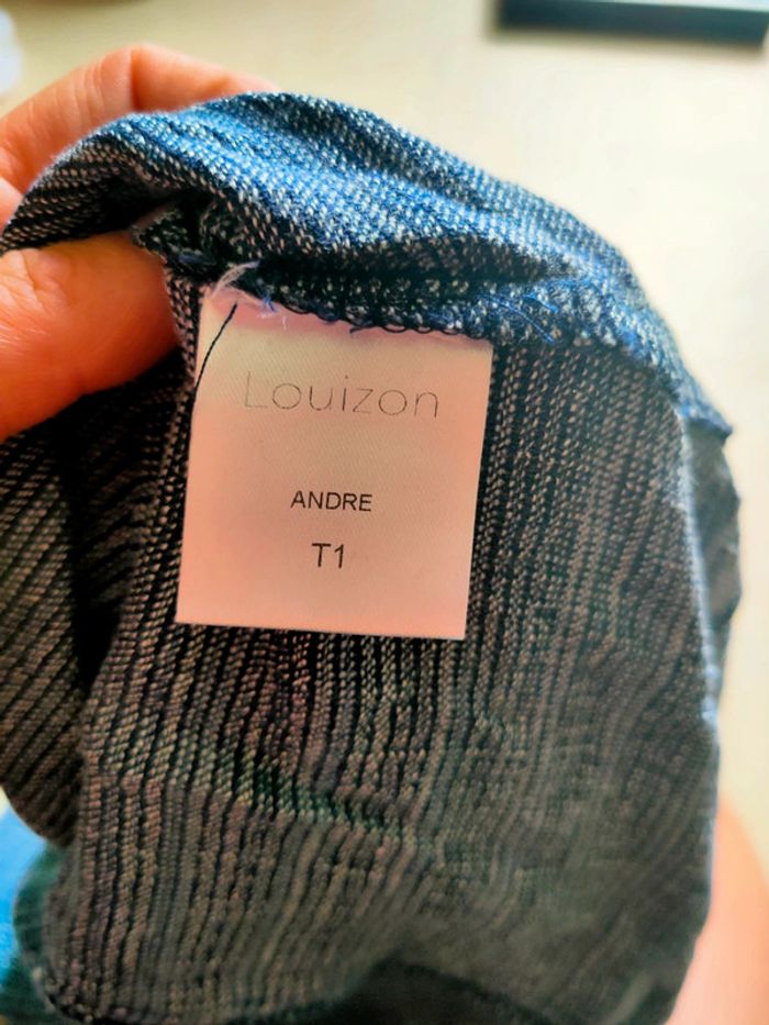 Débardeur bleu taille 1 marque louizon - photo numéro 4