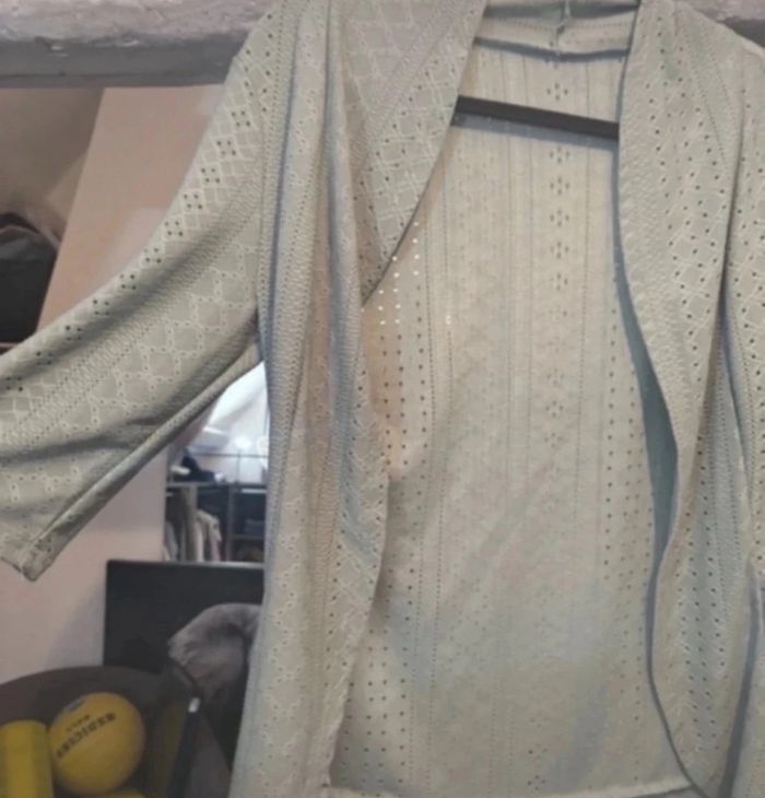 Veste légère vert d’eau taille L - photo numéro 3